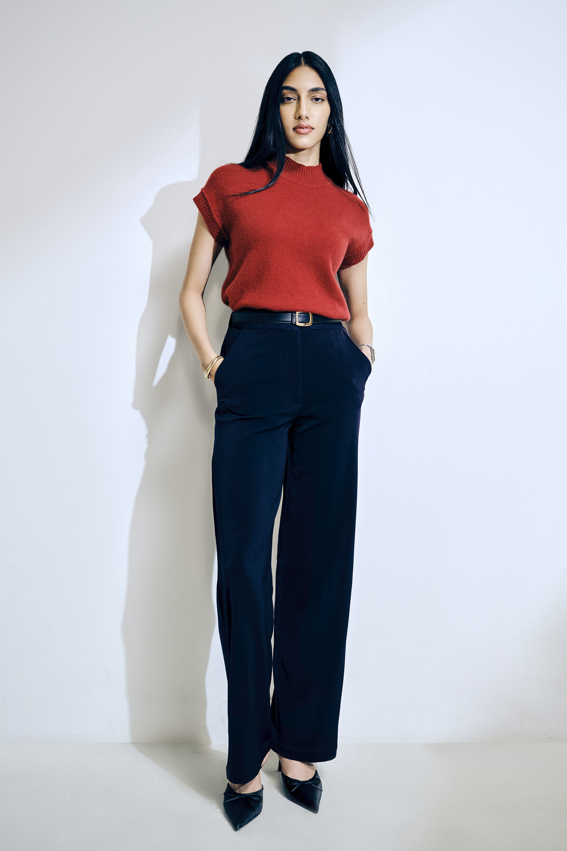 Astro Dust Short Sleeves Sweater, Rust, image 3